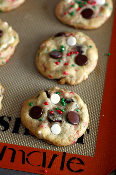 Chocolate Chip Christmas Cookies