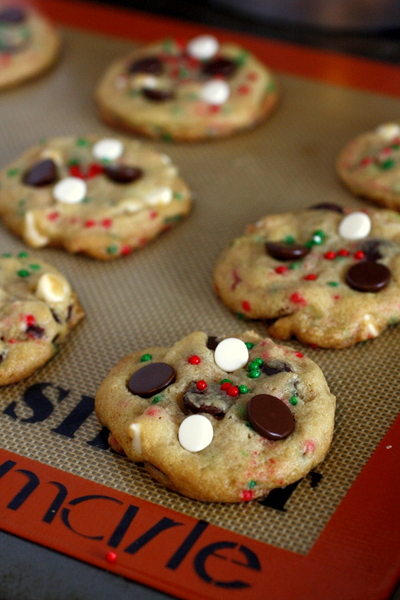 Chocolate Chip Christmas Cookies