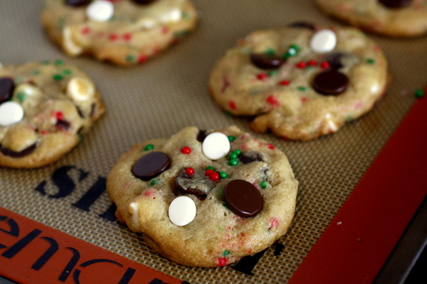 Chocolate Chip Christmas Cookies