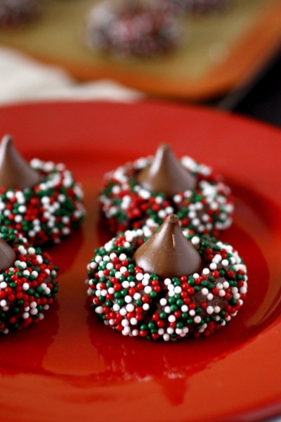 Christmas Kiss Cookies