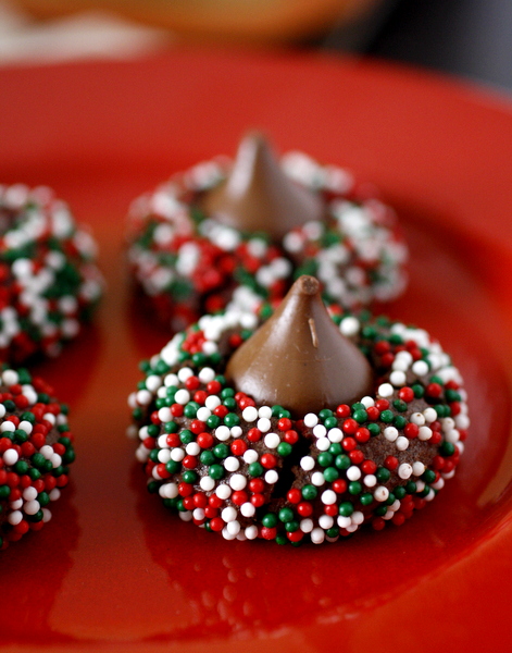 Christmas Kiss Cookies