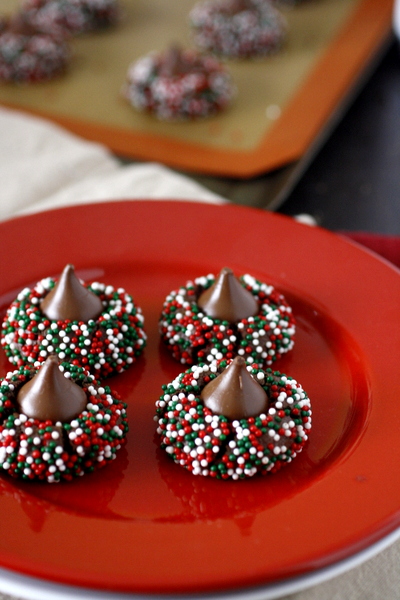 Christmas Kiss Cookies