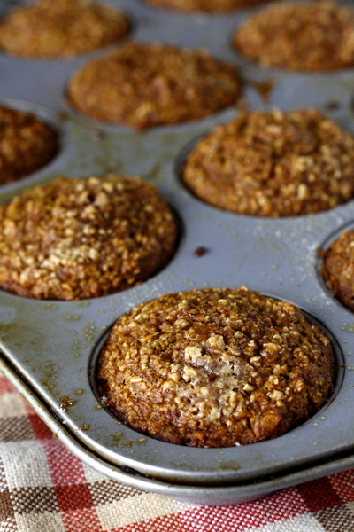 Healthy Pumpkin Oat Muffins