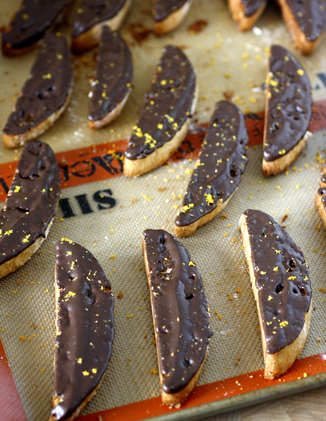 Dark Chocolate Orange Biscotti