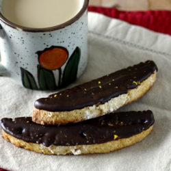 Dark Chocolate Orange Biscotti