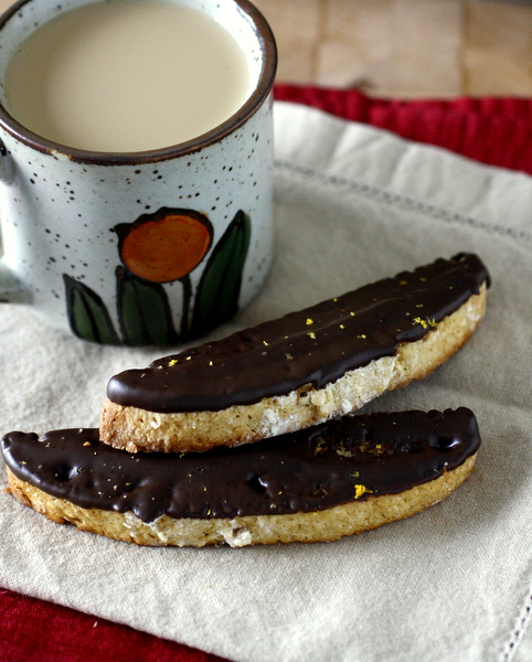 Dark Chocolate Orange Biscotti