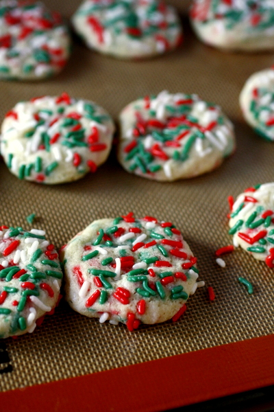 Christmas Sprinkle Sugar Cookies