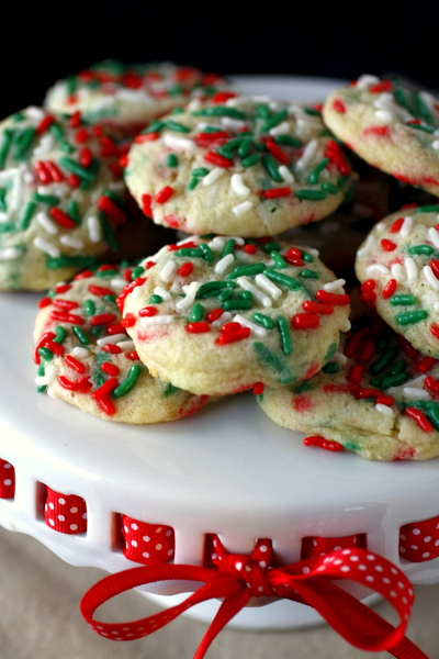 Christmas Sprinkle Sugar Cookies