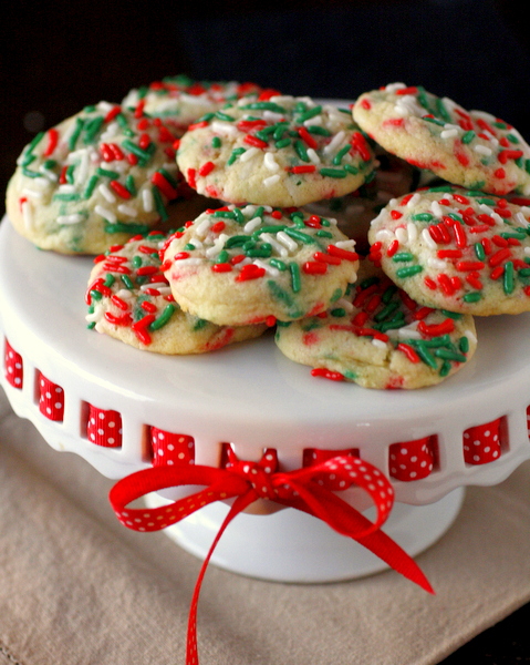 Christmas Sprinkle Sugar Cookies