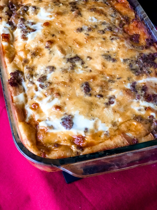 Make-Ahead Sausage Egg Breakfast Bake