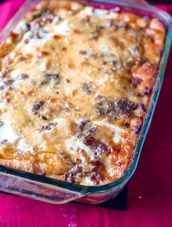 Make-Ahead Sausage Egg Breakfast Bake