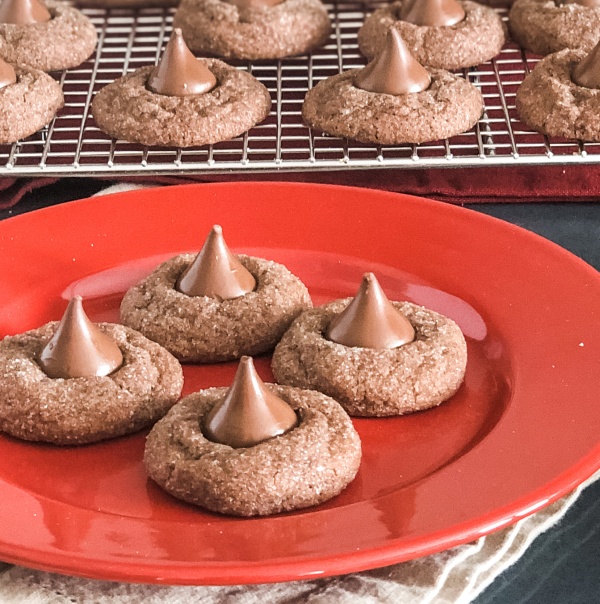 Triple Chocolate Kiss Cookies