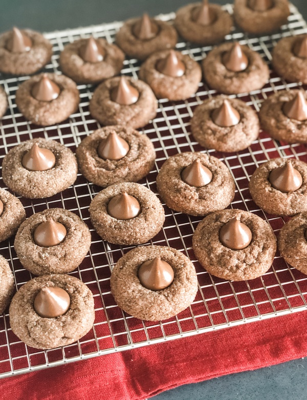 Triple Chocolate Kiss Cookies